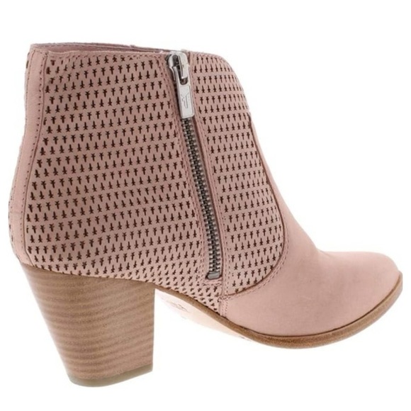 Frye Womens Jennifer Leather Pointed Toe Ankle Fashion Boots, Blush, Size 7.5 M - Picture 3 of 12